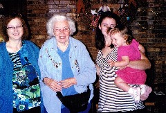 Becky Diment; Julia (Judy) Kish Dorrough; Amanda, Darrah Clabaugh
